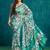Rama crepe printed ready to wear saree