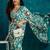 Rama crepe printed ready to wear saree