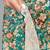 Rama crepe printed ready to wear saree