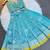 Skyblue soft silk pure zari weaving ready to wear lehenga choli