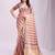 Purple organza woven patta saree