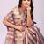Purple organza woven patta saree