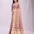 Purple organza woven patta saree