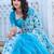Firozi printed linen cotton saree
