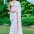 Multy linen cotton printed saree