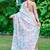 Multy linen cotton printed saree