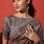 Green cotton silk blend digital printed saree