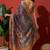 Purple cotton silk blend digital printed saree