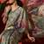 Pista cotton silk blend digital printed saree