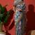 Grey cotton silk blend digital printed saree
