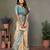 Blue woven rich pallu viscose silk blend saree