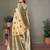 Green woven rich pallu viscose silk blend saree