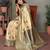 Green woven rich pallu viscose silk blend saree