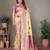 Purple woven rich pallu viscose silk blend saree