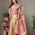 Purple woven rich pallu viscose silk blend saree