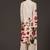 White floral printed chanderi kurta set