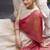 Off-white Onam Style Jacquard Zari Weaving Lehenga Choli