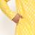 Men's festive lemon yellow printed kurta with white churidar