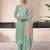 Light green silk semi stitched wedding suits