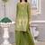 Green Heavy GEORGETT Embroidery Work PARTY WEAR SUIT SET   