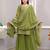Green Heavy GEORGETT Embroidery Work PARTY WEAR SUIT SET   