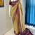 Golden Rich Pallu Jacquard  silk blend Saree