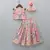 pink floral printed reyon lehenga choli with embroidery work festive wear kids lehenga with dupatta