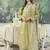 GREEN Jimmy choo EMBROIDERY PARTY WEAR SUIT SET 