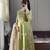 GREEN Jimmy choo EMBROIDERY PARTY WEAR SUIT SET 