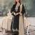 BLACK JIMMY CHOO EMBROIDERY  PARTY WEAR SALWAR SUIT