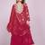PINK Faux Georgette With digital print Anarkali Suit SET 