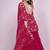 PINK Faux Georgette With digital print Anarkali Suit SET 
