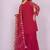 PINK Faux Georgette With digital print Anarkali Suit SET 