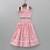 Pink & white digital print rayon lehenga choli for girls – sleeveless tie-up shoulder top (2 pc set)