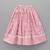 Pink & white digital print rayon lehenga choli for girls – sleeveless tie-up shoulder top (2 pc set)