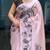 Pink SOFT FABRIC SAREE WITH BLOUSE SET