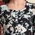 Aayumi printed black fit and flare maxi dress