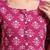 Aayumi ethnic maroon printed fit and flare maxi dress