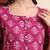 Aayumi ethnic maroon printed fit and flare maxi dress