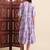 Aayumi purple tie dye fit and flare maxi dress