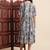 Aayumi grey tie dye fit and flare maxi dress