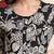 Aayumi black floral printed fit and flare maxi dress