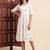 Aayumi new off white floral printed flared maxi dress