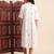Aayumi new off white floral printed flared maxi dress