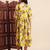 Aayumi yellow floral printed flared maxi dress