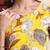 Aayumi yellow floral printed flared maxi dress