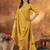 Musterd Designer Straight Kurti Pant Dupatta Set With Embroidery And Hand Work