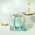 Blue silk potli bag