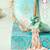 Blue silk potli bag