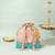 Orange silk potli bag